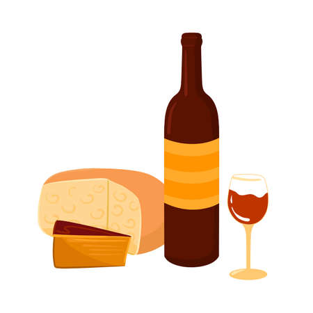 Plateau de fromage avec vin ou cidre